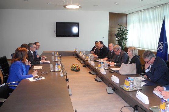 Members of Collegium of both Houses of the parliamentary Assembly of BiH met with the president of the Parliamentary Assembly of NATO